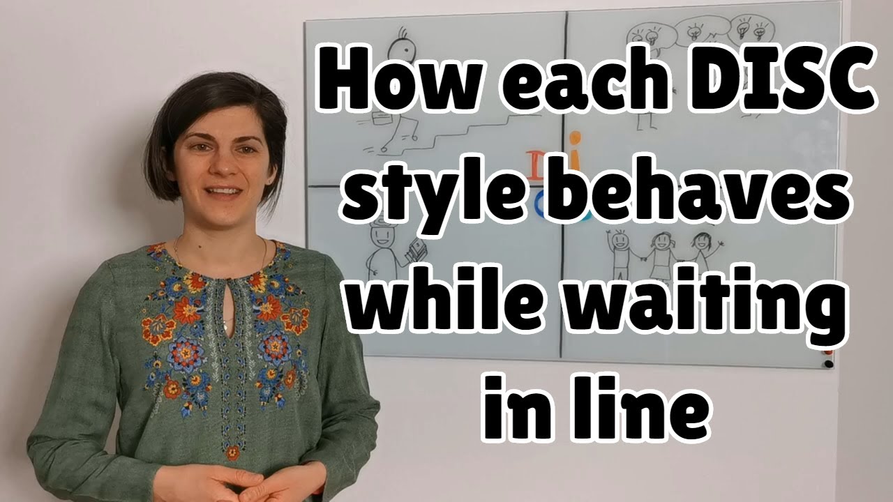 How each DISC style behaves while waiting in line